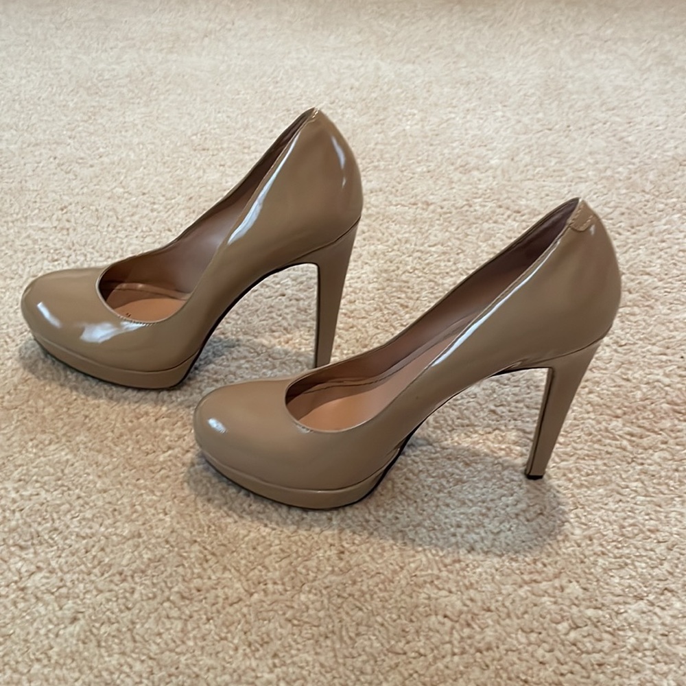 Vince Camuto shiny high heel pumps
